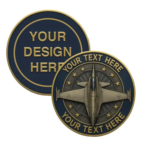 3D Challenge Coins sample design