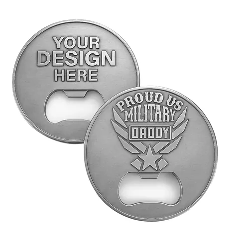 Bottle Opener Coins sample design