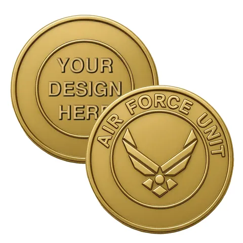 Air Force Coins sample design